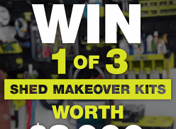 Win 1 of 3 Shed Makeover Kits