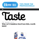 Win 1 of 3 Stainless Steel Care Kits