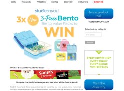 Win 1 of 3 Stuck On You Bento Boxes