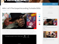 Win 1 of 3 The Gospel According To Andre DVDs