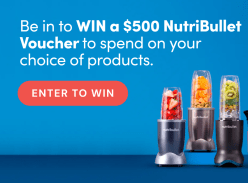 Win 1 of 4 $500 of Nutribullet Products of Your Choice