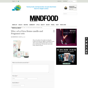 Win 1 of 4 Circa Home candle and Fragrance sets