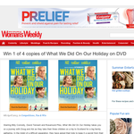 Win 1 of 4 copies of What We Did On Our Holiday on DVD