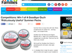 Win 1 of 4 Goodbye Ouch 'Ridiculously Useful' Summer Pack