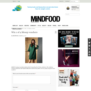 Win 1 of 4 Mesop vouchers