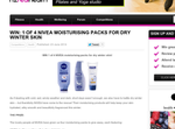 Win 1 of 4 Nivea moisturising packs for dry winter skin!