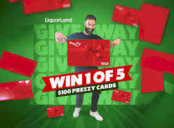 Win 1 of 5 $100 Prezzy Cards