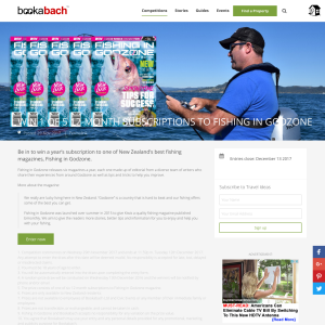 Win 1 of 5 12-Months Subscription to Fishing in Godzone