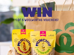 Win 1 of 5 $50 Woolworths Vouchers