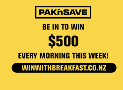 Win 1 of 5 $500 PAKnSAVE Gift Cards