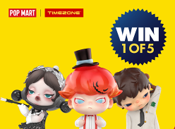 Win 1 of 5 Amazing Pop Mart Blind Boxes