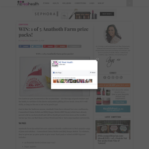 Win 1 of 5 Anathoth Farm prize packs