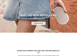 Win 1 of 5 Beoplay P2 Bluetooth Speakers in Sand Stone