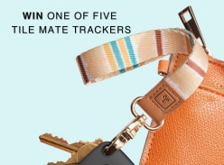 Win 1 of 5 Black Tile Mate Trackers