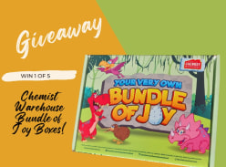 Win 1 of 5 Bundle of Joy Boxes from Chemist Warehouse