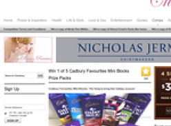 Win 1 of 5 Cadbury Favourites Mini Blocks Prize Packs