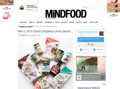 Win 1 of 5 Ceres Organics prize packs