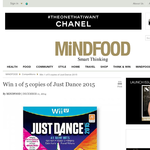 Win 1 of 5 copies of Just Dance 2015