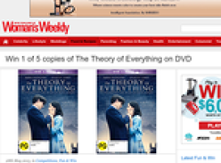 Win 1 of 5 copies of The Theory of Everything on DVD