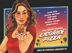 Win 1 of 5 Double Passes to Licorice Pizza