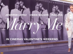 Win 1 of 5 Double Passes to Marry Me starring Jennifer Lopez