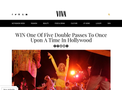 Win 1 of 5 Double Passes to Once Upon A Time In Hollywood