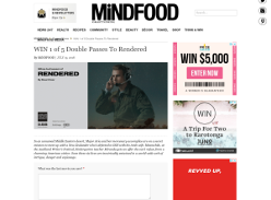Win 1 of 5 Double Passes To Rendered