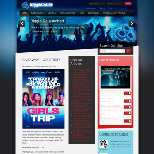 Win 1 of 5 doubles passes to Girls Trip