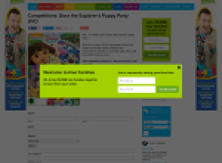 Win 1 of 5 DVD copies of Dora the Explorer's Puppy Party