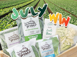 Win 1 of 5 family boxes of Fresh Grower Veggies