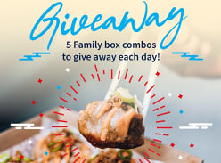 Win 1 of 5 Family Packs of Dumplings