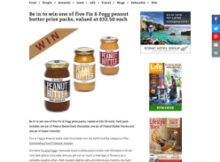 Win 1 of 5 Fix & Fogg peanut butter prize packs