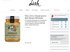 Win 1 of 5 J. Friend and Co Raw Honey Gift Packs