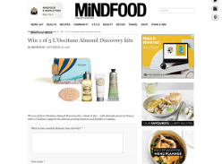 Win 1 of 5 L’Occitane Almond Discovery kits