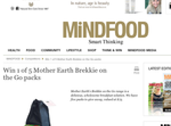 Win 1 of 5 Mother Earth Brekkie on the Go packs
