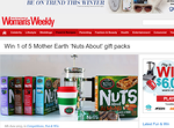 Win 1 of 5 Mother Earth 'Nuts About' gift packs