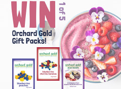 Win 1 of 5 Orchard Gold Gift Packs
