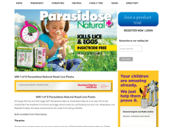 WIN 1 of 5 Parasidose Natural Head Lice Packs