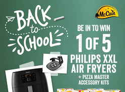 Win 1 of 5 Philips XXL Air Fryers + Pizza Master Accessory Kits