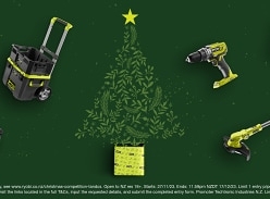 Win 1 of 5 Ryobi Christmas Packs