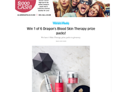 Win 1 of 6 Dragon's Blood Skin Therapy prize packs