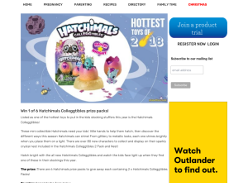 Win 1 of 6 Hatchimals Colleggtibles prize packs