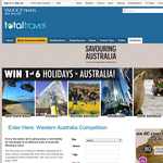 Win 1 of 6 Holidays to Australia - Total Travel