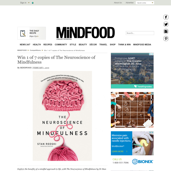 Win 1 of 7 copies of The Neuroscience of Mindfulness