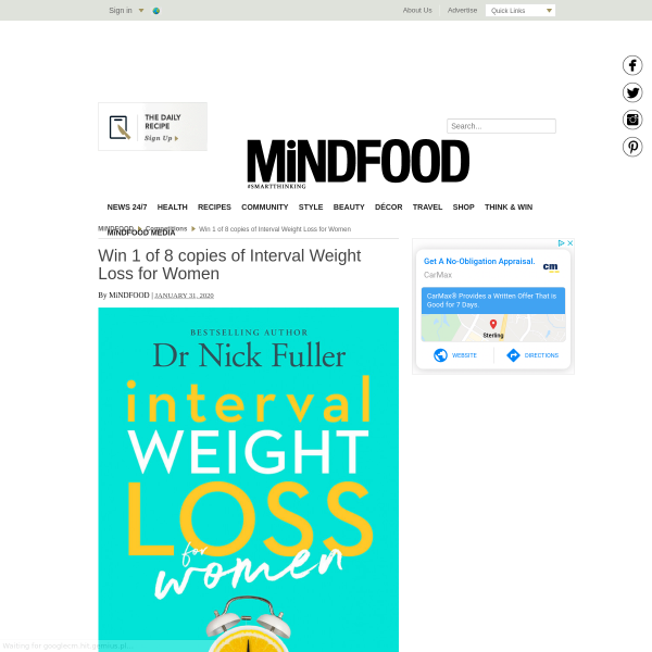 Win 1 of 8 copies of Interval Weight Loss for Women