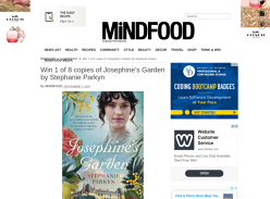 Win 1 of 8 copies of Josephine’s Garden by Stephanie Parkyn