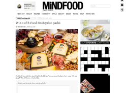 Win 1 of 8 Food Snob prize packs