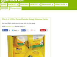 Win 1 of 8 Wild Ferns Manuka Honey Skincare Packs