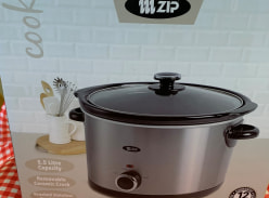 Win 1 Zip 5.5 Litre Slow Cooker