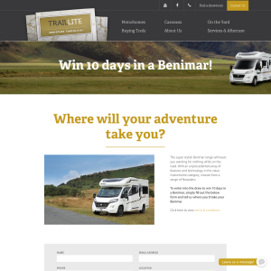 Win 10 Days in a Benimar Campervan + $300 Fuel